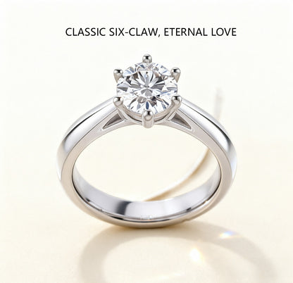 round diamond solitaire ring minimalist engagement ring simple elegant white gold